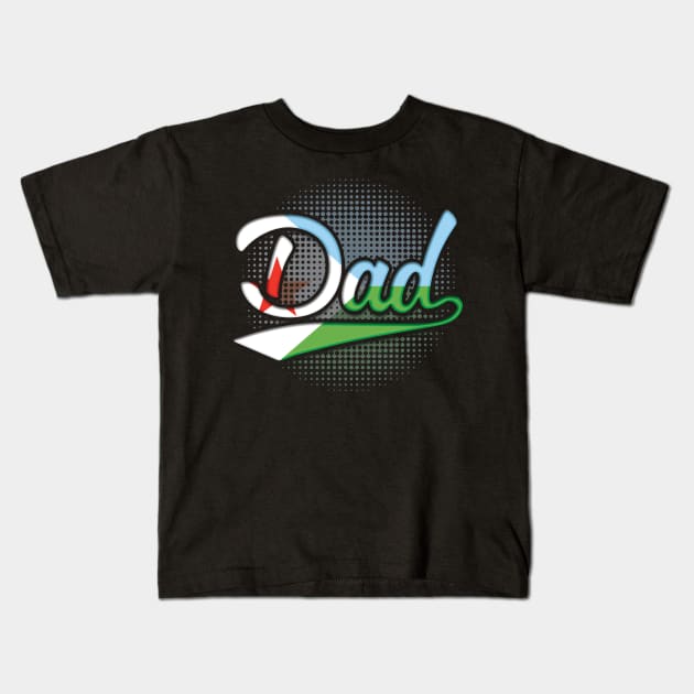 Djiboutian Dad - Gift for Djiboutian From Djibouti Kids T-Shirt by Country Flags